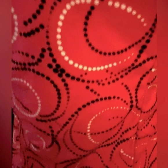 MiracleSuit Spaghetti Strap Spiral Dots Tankini Swimsuit Top V-Neck Size 10 - Picture 10 of 10